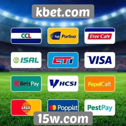 Métodos de pagamento aceitos no kbet.com